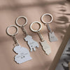 Personalized Pet Portrait Keychain